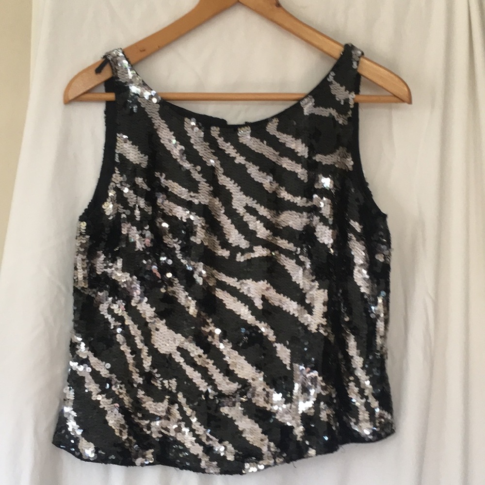 Formal sequined top